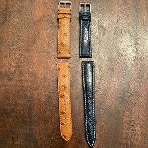 18mm leather watch bands